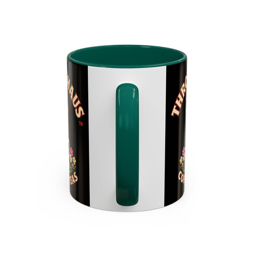 Coffee Mug — Throttlehaus Skull with Bunny Ears & Easter Eggs