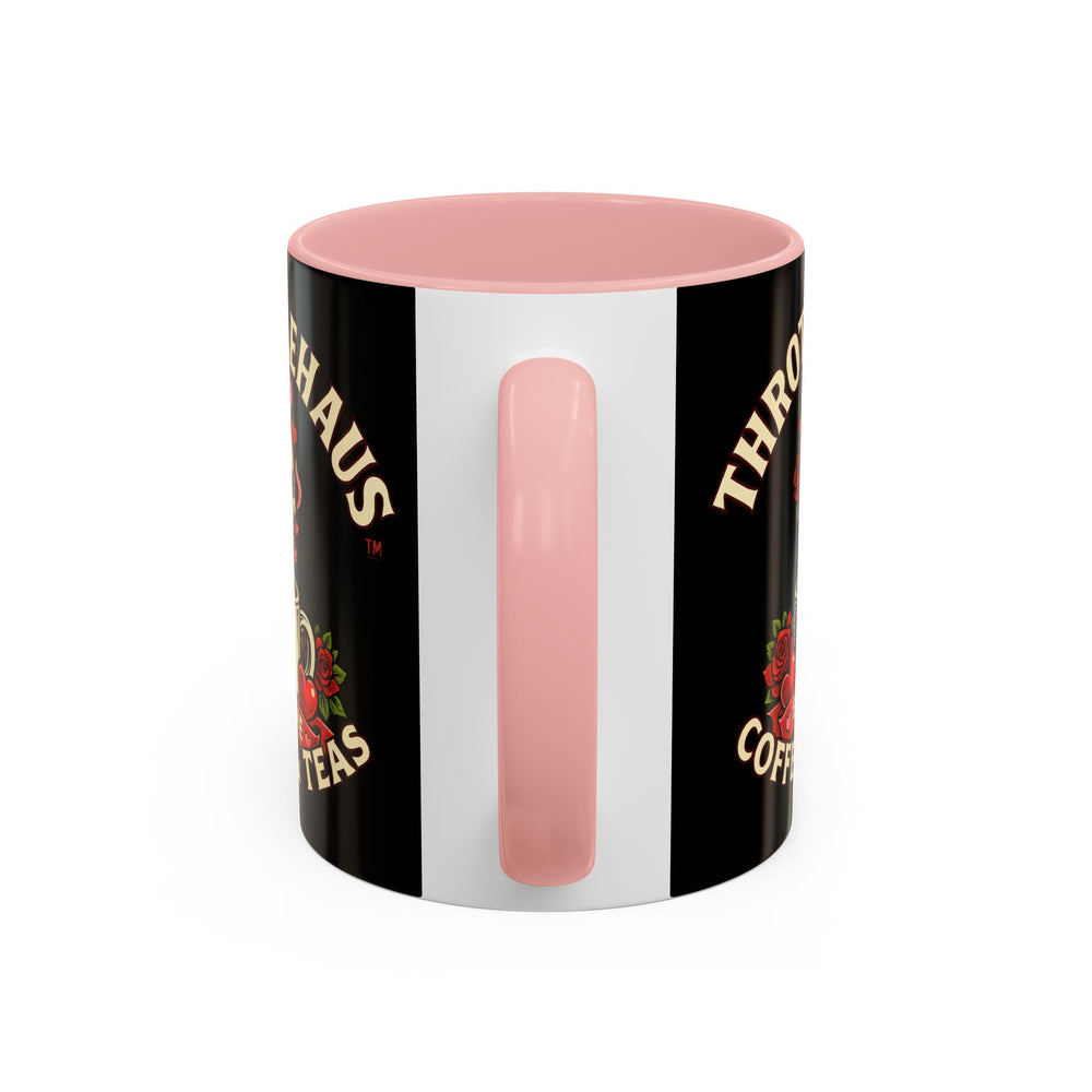 Coffee Mug — "Throttlehaus Coffee & Teas: Be Mine" Skull Valentine Accent Mug