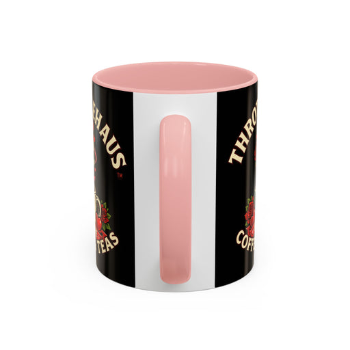 Coffee Mug — "Throttlehaus Coffee & Teas: Be Mine" Skull Valentine Accent Mug