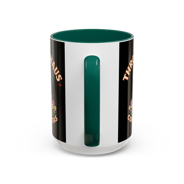 Coffee Mug — Throttlehaus Skull with Bunny Ears & Easter Eggs