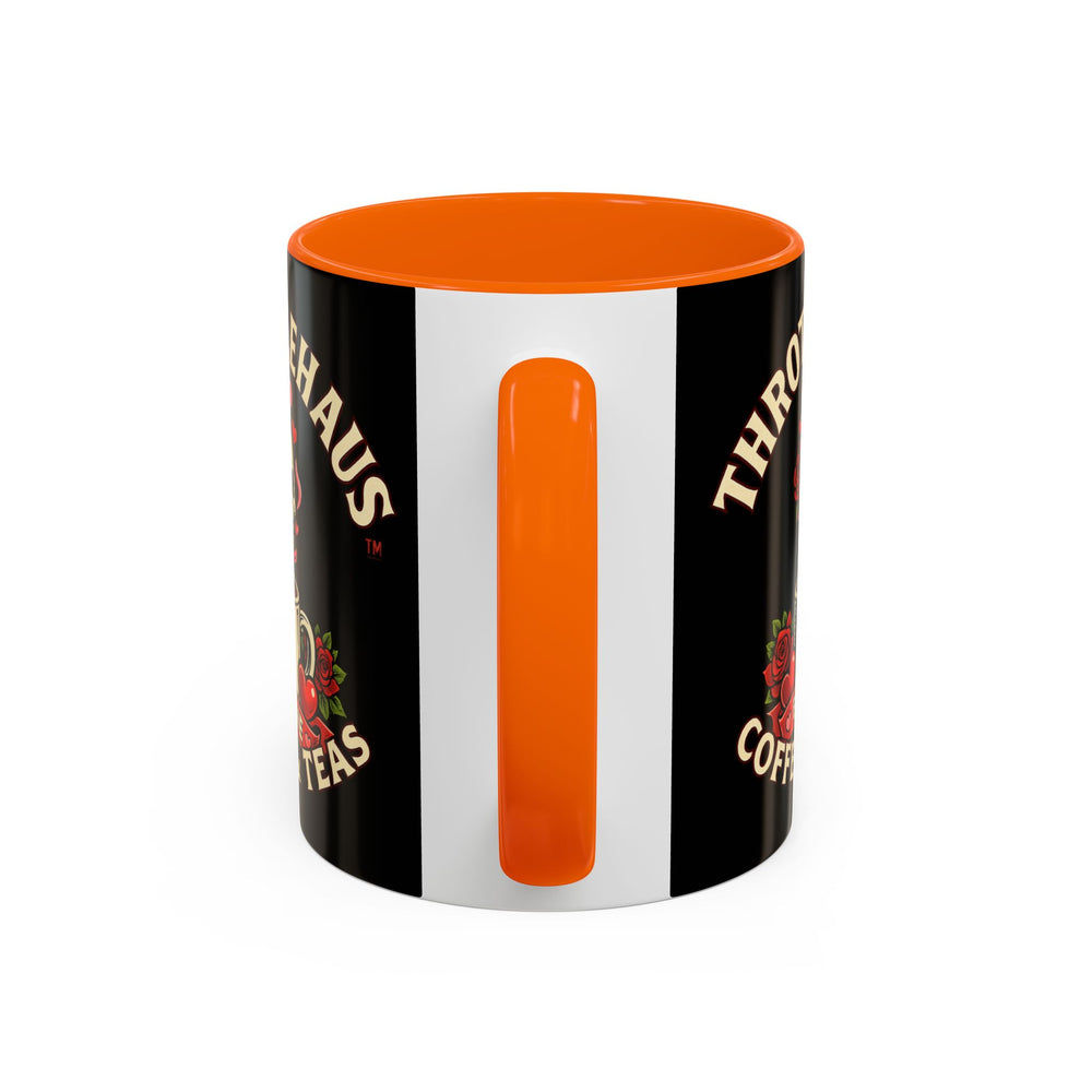 Coffee Mug — "Throttlehaus Coffee & Teas: Be Mine" Skull Valentine Accent Mug