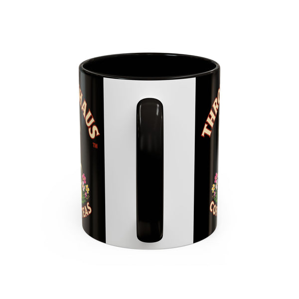 Coffee Mug — Throttlehaus Skull with Bunny Ears & Easter Eggs
