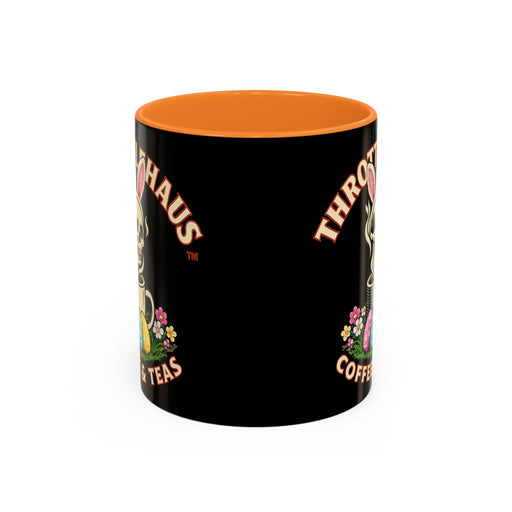 Coffee Mug — Throttlehaus Skull with Bunny Ears & Easter Eggs