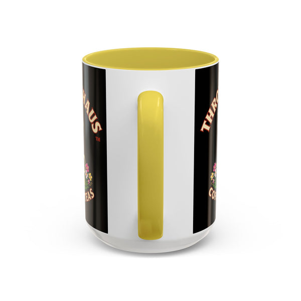 Coffee Mug — Throttlehaus Skull with Bunny Ears & Easter Eggs