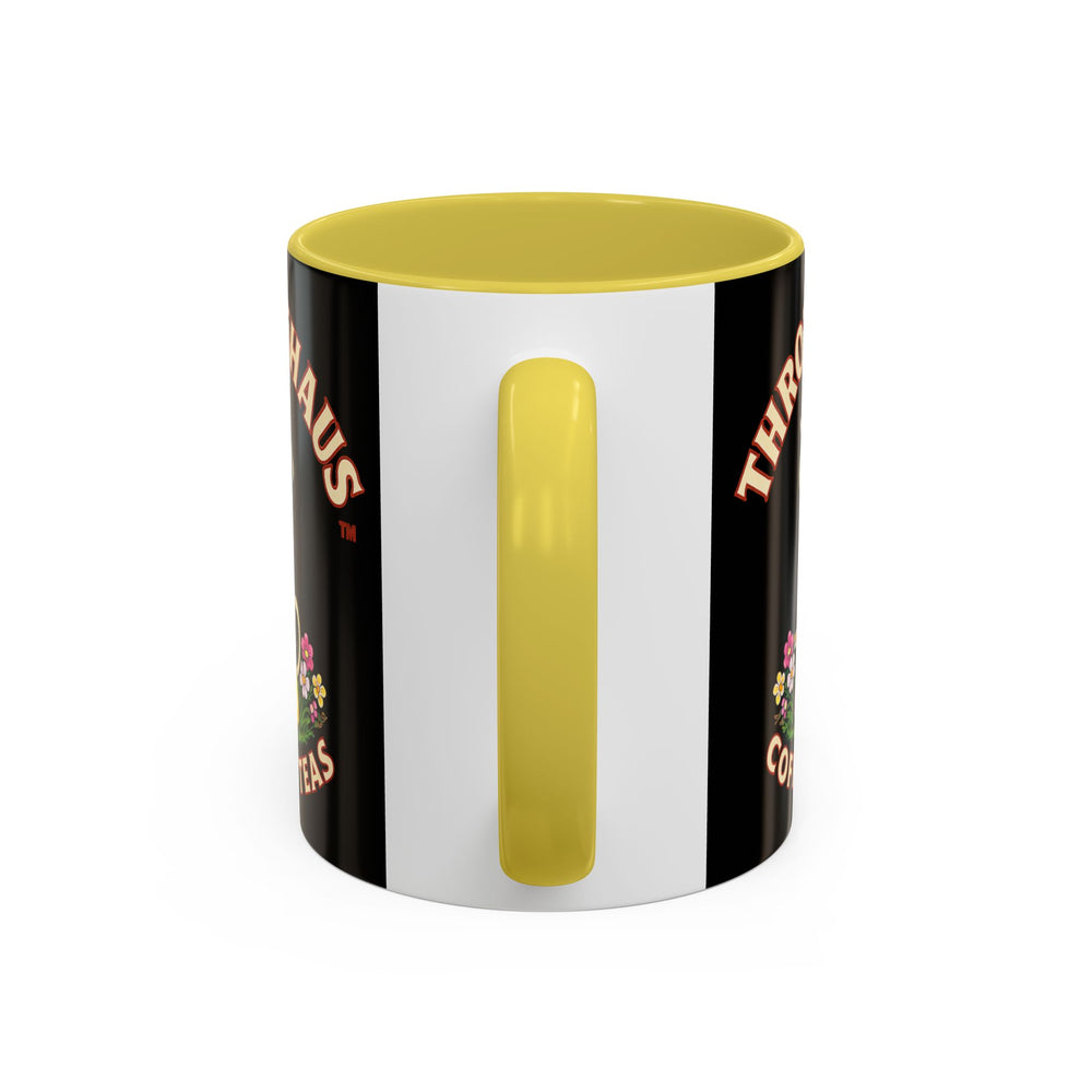 Coffee Mug — Throttlehaus Skull with Bunny Ears & Easter Eggs