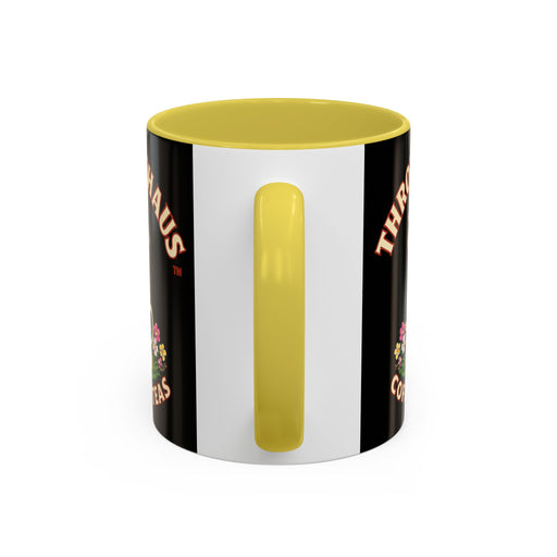 Coffee Mug — Throttlehaus Skull with Bunny Ears & Easter Eggs