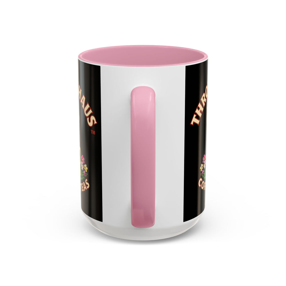 Coffee Mug — Throttlehaus Skull with Bunny Ears & Easter Eggs