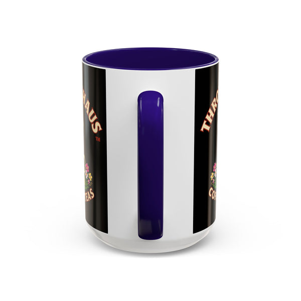 Coffee Mug — Throttlehaus Skull with Bunny Ears & Easter Eggs