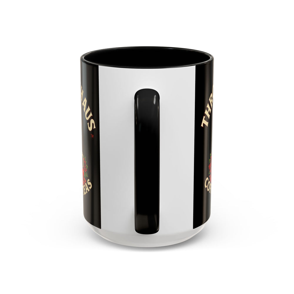 Coffee Mug — "Throttlehaus Coffee & Teas: Be Mine" Skull Valentine Accent Mug
