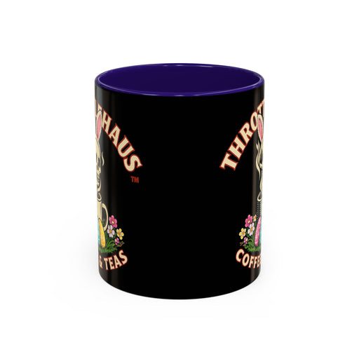 Coffee Mug — Throttlehaus Skull with Bunny Ears & Easter Eggs