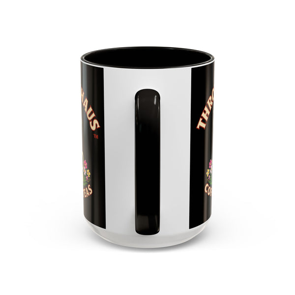 Coffee Mug — Throttlehaus Skull with Bunny Ears & Easter Eggs