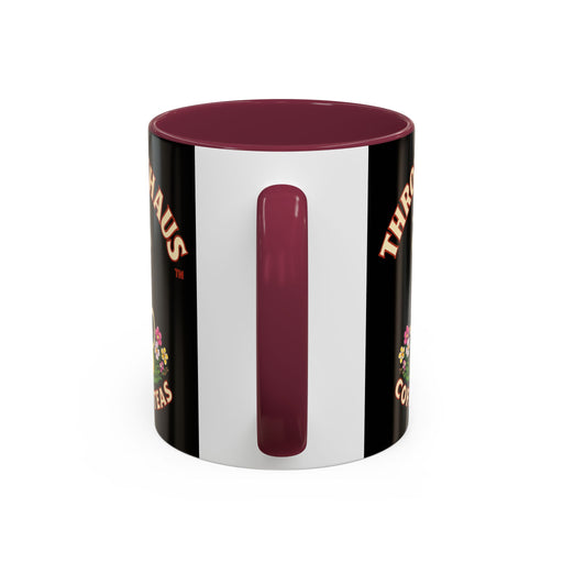 Coffee Mug — Throttlehaus Skull with Bunny Ears & Easter Eggs