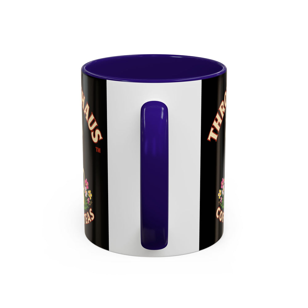 Coffee Mug — Throttlehaus Skull with Bunny Ears & Easter Eggs