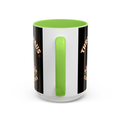 Coffee Mug — Throttlehaus Skull with Bunny Ears & Easter Eggs
