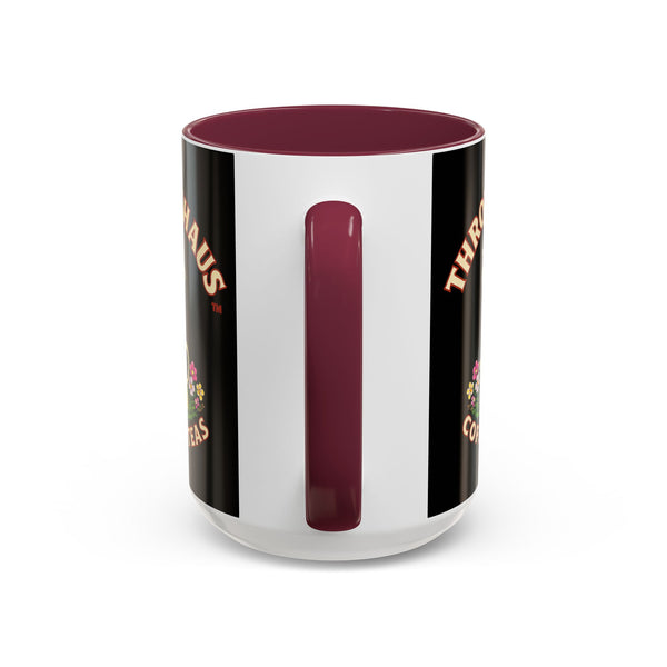 Coffee Mug — Throttlehaus Skull with Bunny Ears & Easter Eggs
