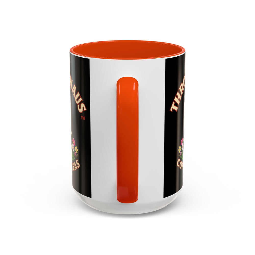 Coffee Mug — Throttlehaus Skull with Bunny Ears & Easter Eggs