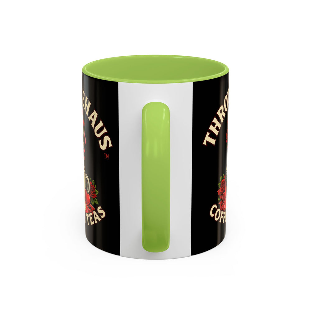Coffee Mug — "Throttlehaus Coffee & Teas: Be Mine" Skull Valentine Accent Mug