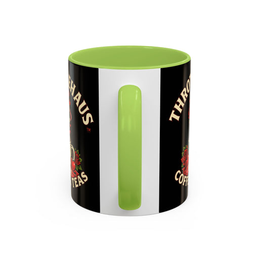 Coffee Mug — "Throttlehaus Coffee & Teas: Be Mine" Skull Valentine Accent Mug