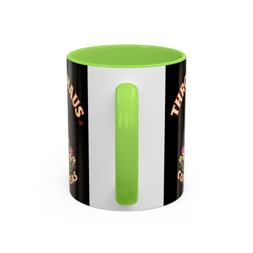 Coffee Mug — Throttlehaus Skull with Bunny Ears & Easter Eggs