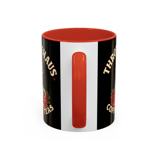 Coffee Mug — "Throttlehaus Coffee & Teas: Be Mine" Skull Valentine Accent Mug