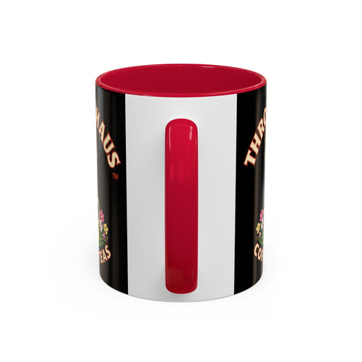 Coffee Mug — Throttlehaus Skull with Bunny Ears & Easter Eggs