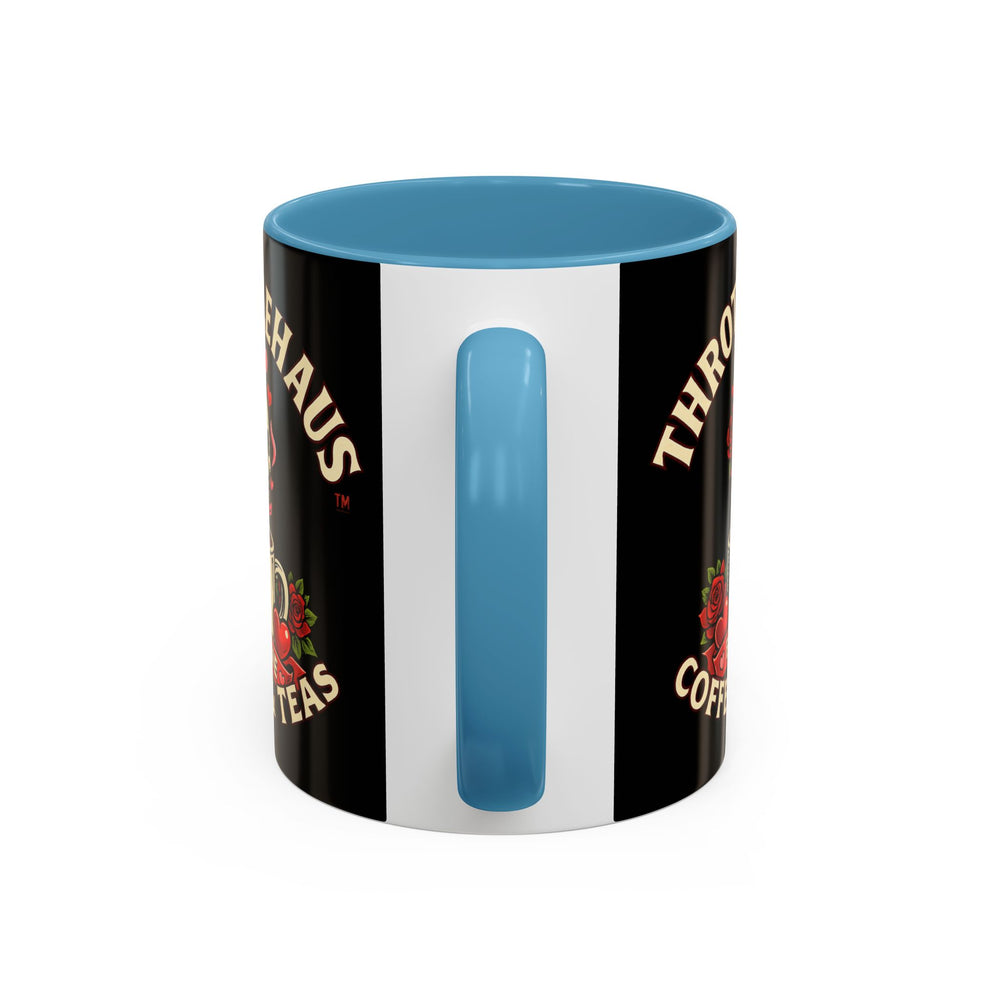 Coffee Mug — "Throttlehaus Coffee & Teas: Be Mine" Skull Valentine Accent Mug