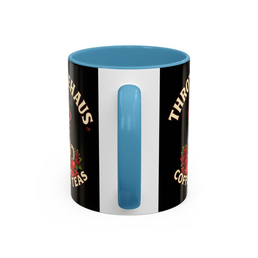 Coffee Mug — "Throttlehaus Coffee & Teas: Be Mine" Skull Valentine Accent Mug