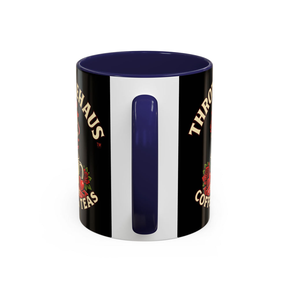 Coffee Mug — "Throttlehaus Coffee & Teas: Be Mine" Skull Valentine Accent Mug