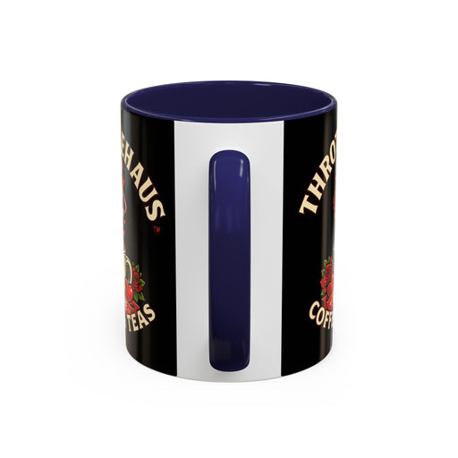 Coffee Mug — "Throttlehaus Coffee & Teas: Be Mine" Skull Valentine Accent Mug