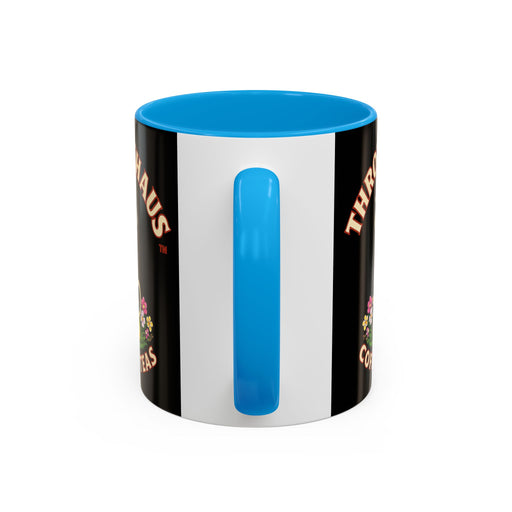 Coffee Mug — Throttlehaus Skull with Bunny Ears & Easter Eggs