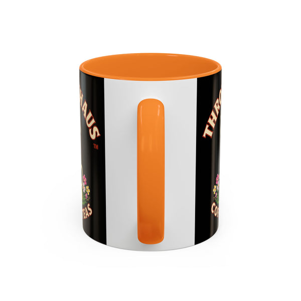 Coffee Mug — Throttlehaus Skull with Bunny Ears & Easter Eggs