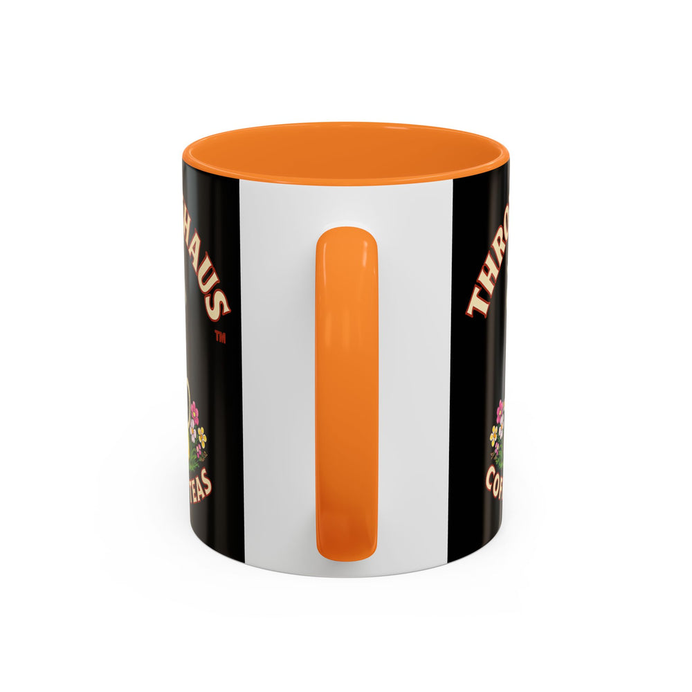 Coffee Mug — Throttlehaus Skull with Bunny Ears & Easter Eggs